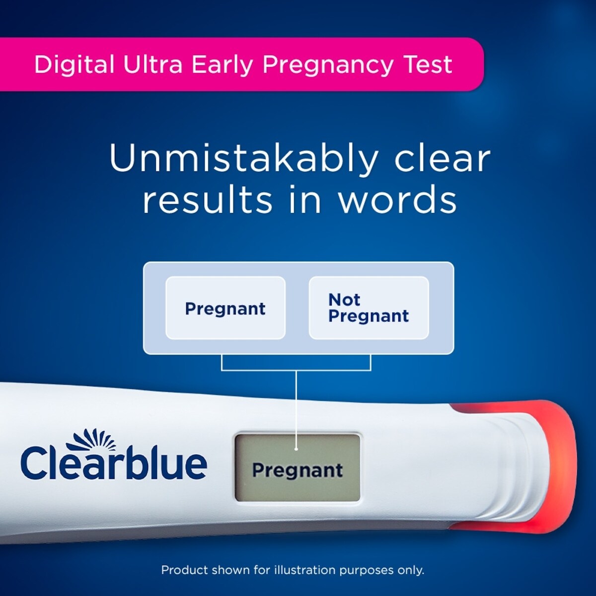 Kit de Test de grossesse Détection Ultra Précoce Numérique, détection précoce à domicile de la grossesse, 1 test