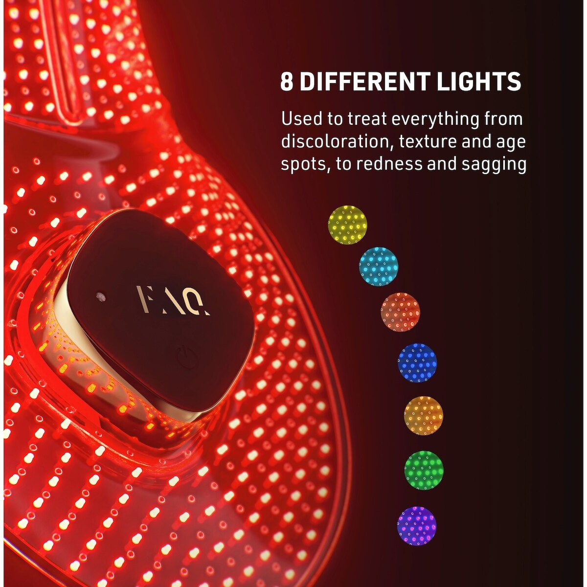 FAQ™ 211 Masque LED anti-âge pour le cou et le décolleté