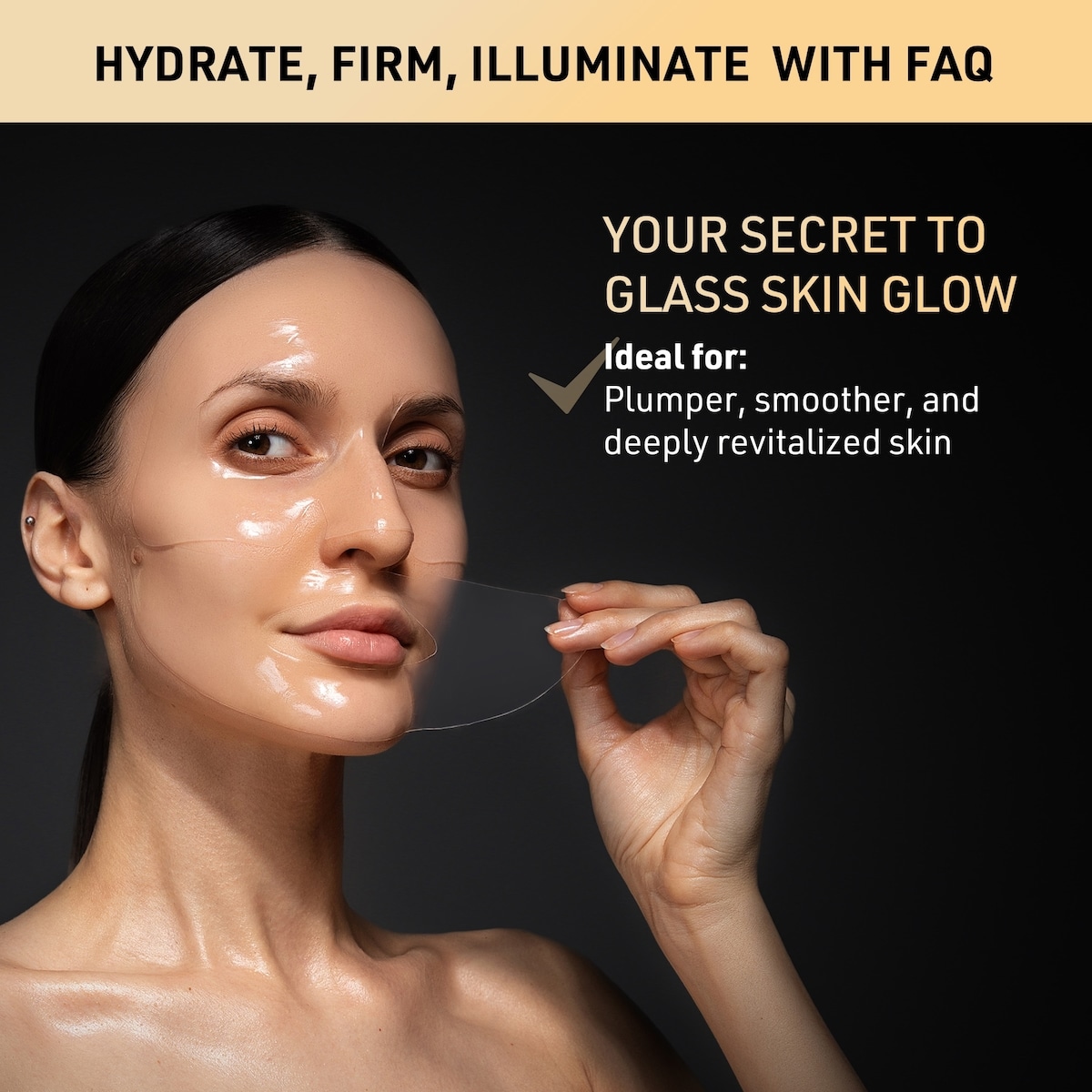 FAQ™ Hydrogel Face Masks for Glass Skin 5 Pack