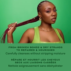 SheaMoisture  Amla Oil Bond Repair Shampoo  with Restorative Hydroplex Infusion to Strengthen Hair, 384 ML 4