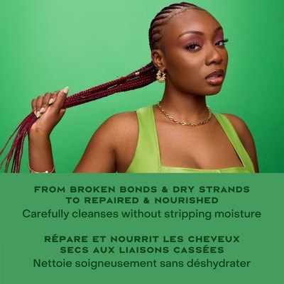 SheaMoisture Amla Oil Bond Repair Shampoo with Restorative Hydroplex Infusion to Strengthen Hair, 384 ML 4
