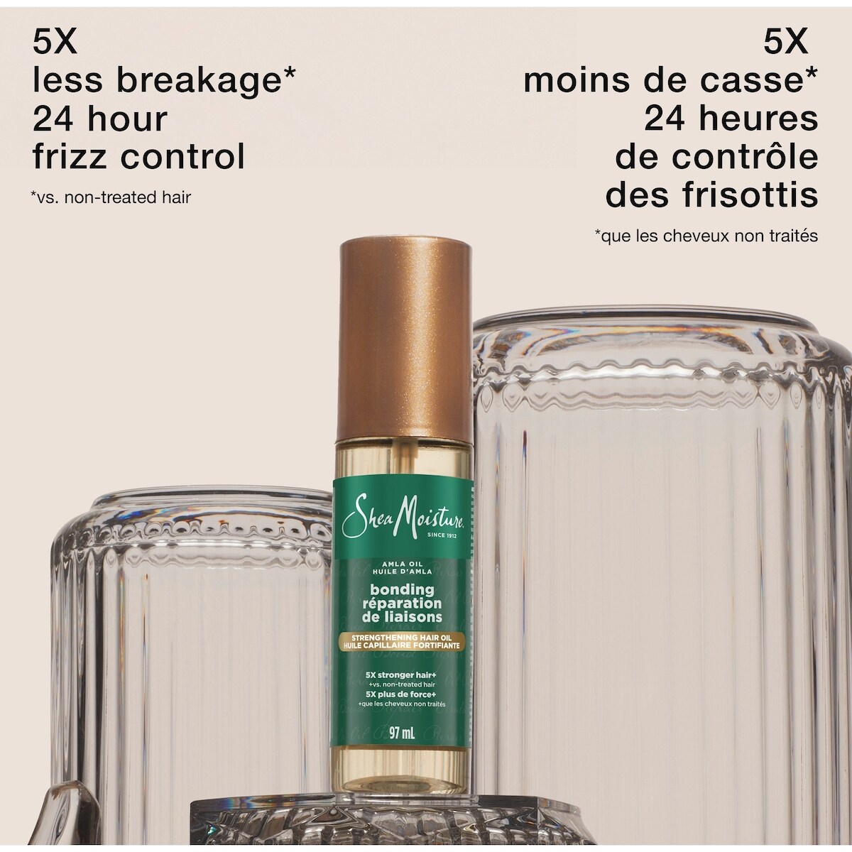 Huile de Liaison pour Renforcer et Lisser les Cheveux SheaMoisture 97ml