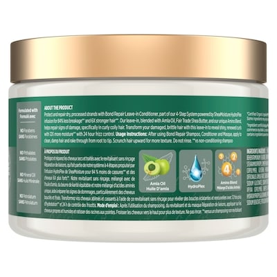 SheaMoisture Amla Oil Bond Repair Leave-In Conditioner with Restorative HydroPlex Infusion to Strengthen Hair, 311g 3