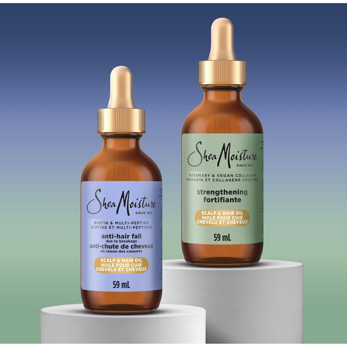 Huile pour Cheveux et Cuir Chevelu Anti-Chute SheaMoisture   pour des Cheveux d'Apparence Saine et un Cuir Chevelu Hydraté 59 ML