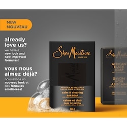 Sheamoisture Bar Soap Soothing And Clarifying Bar Soap African Black Soap With 24H Nutrients For Healthy, Glowing Skin, 227G 4