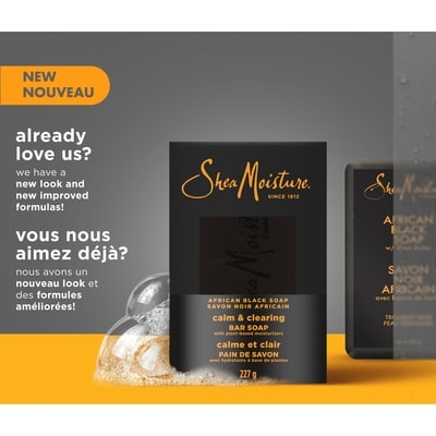 Sheamoisture Bar Soap Soothing And Clarifying Bar Soap African Black Soap With 24H Nutrients For Healthy, Glowing Skin, 227G 4