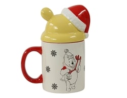 Winnie the Pooh and Piglet Christmas Gifts covered Mug 2