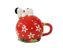 Snoopy Christmas Ornament covered Mug 1