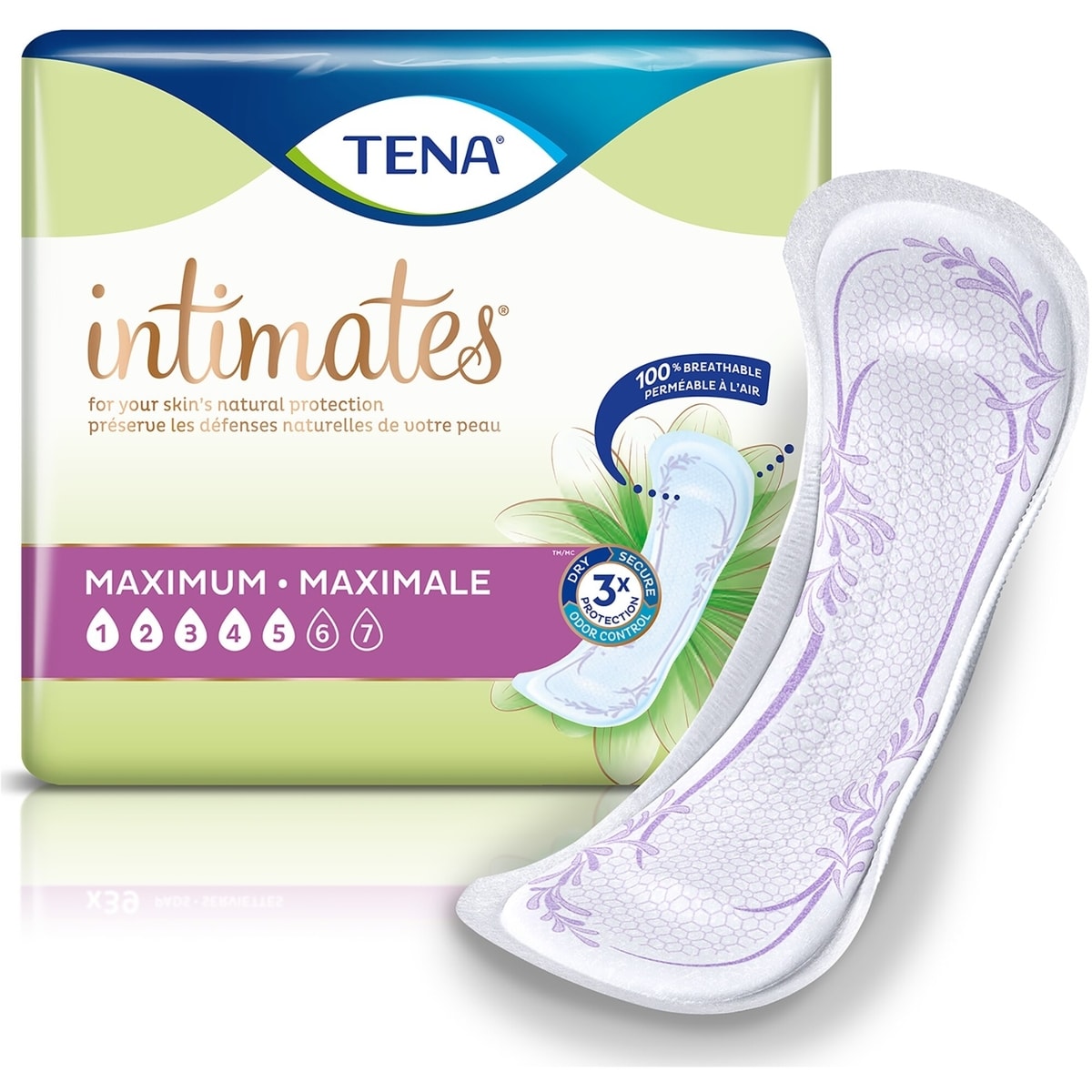Serviettes d'incontinence TENA Sensitive Care Extra Coverage, absorption maximale, longues