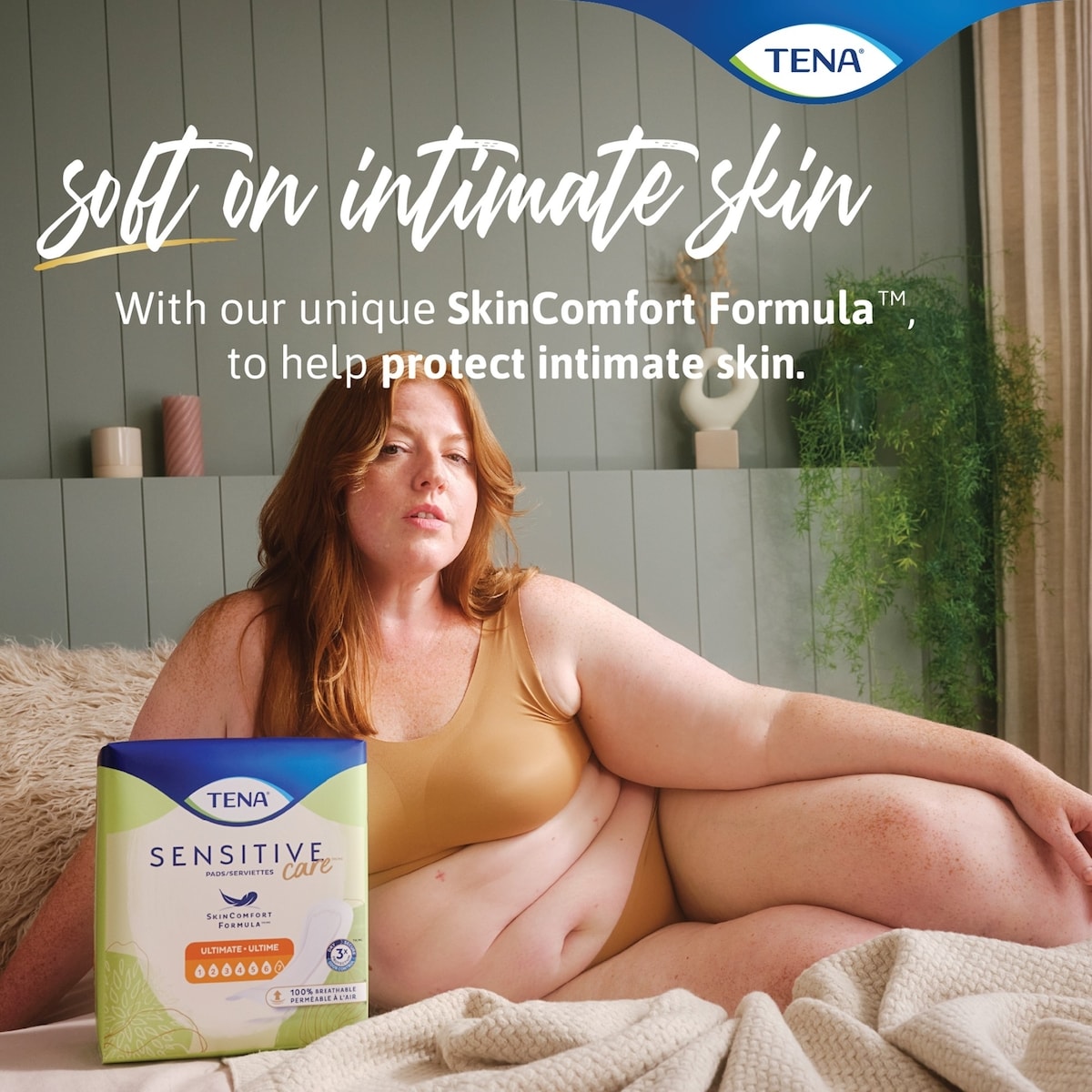 Serviettes d'incontinence TENA Sensitive Care, absorption ultime