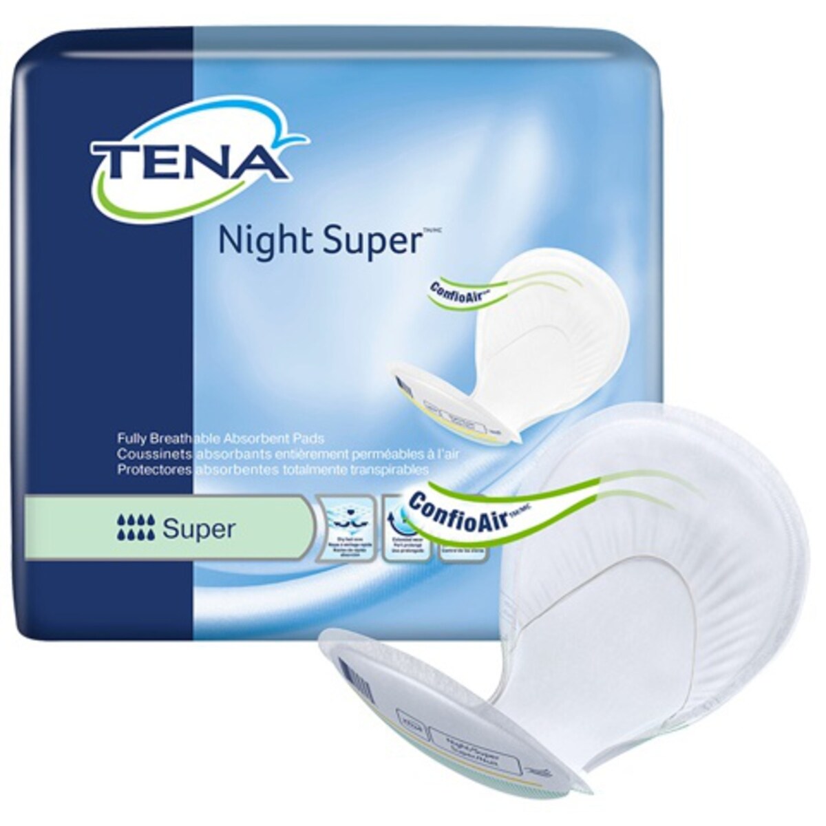 Coussinet absorbant, absorption maximale,  Vert