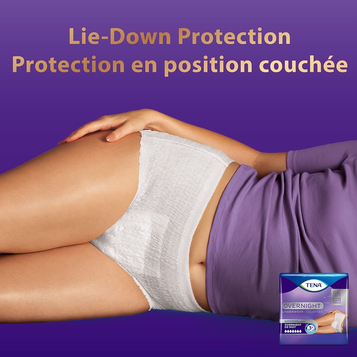 Culottes pour incontinence TENA, absorption de nuit