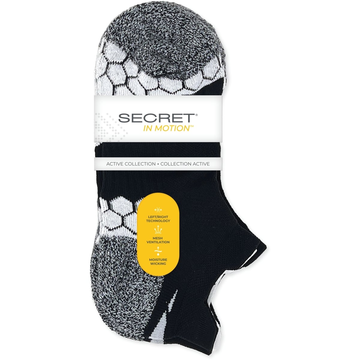 InMotion™ Hauteur invisible à double languettes - TAILLE UNIQUE