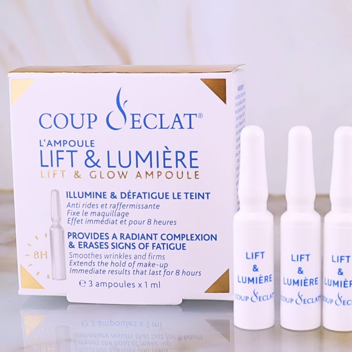 Guinot - Concentré Lift Éclat - 2 Ampoules Liftantes Instantanées De 1ml - Sérum Liftant & éclat Immédiat