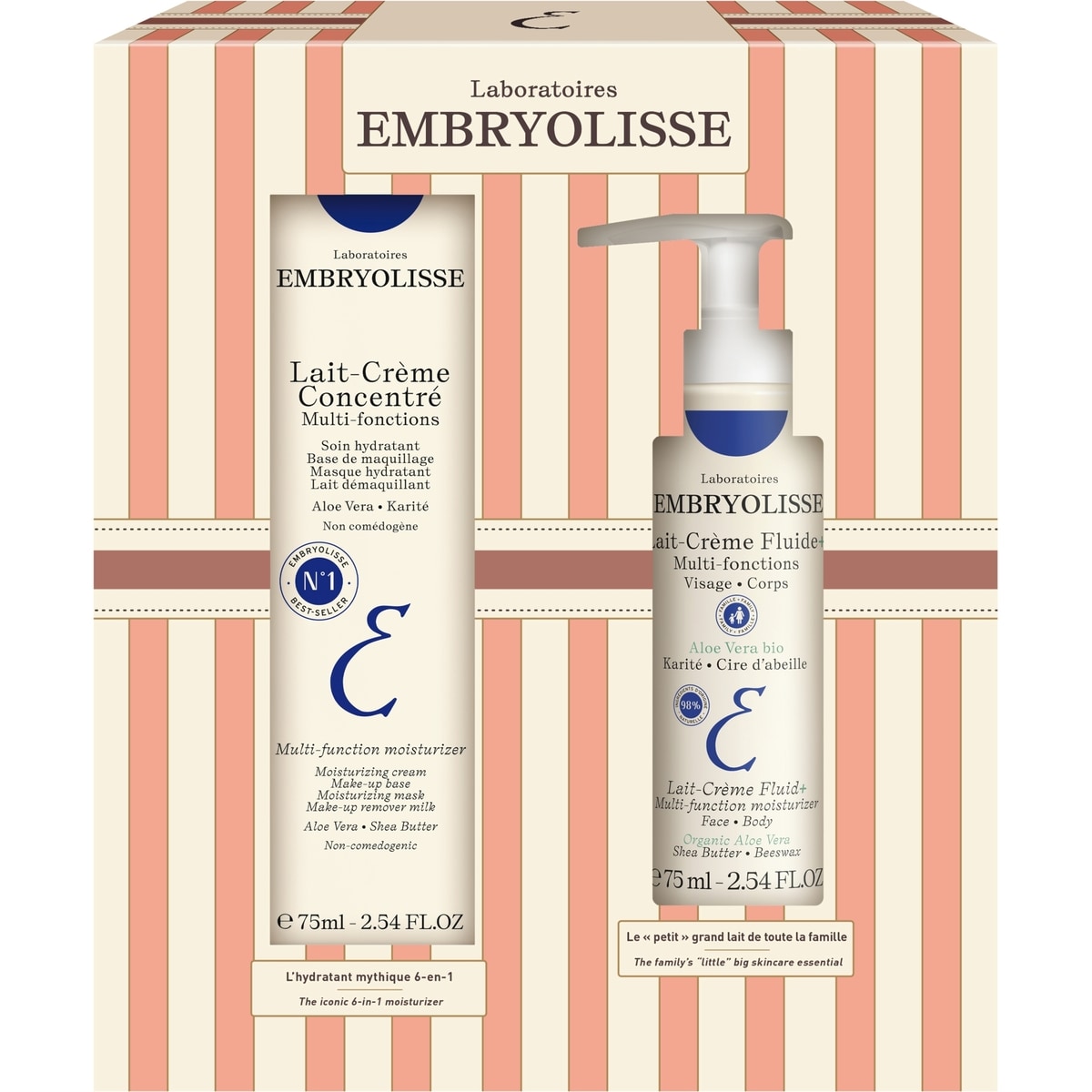 Lait-Crème Concentré 75ml & Lait-Crème Fluid+ 75ml Set