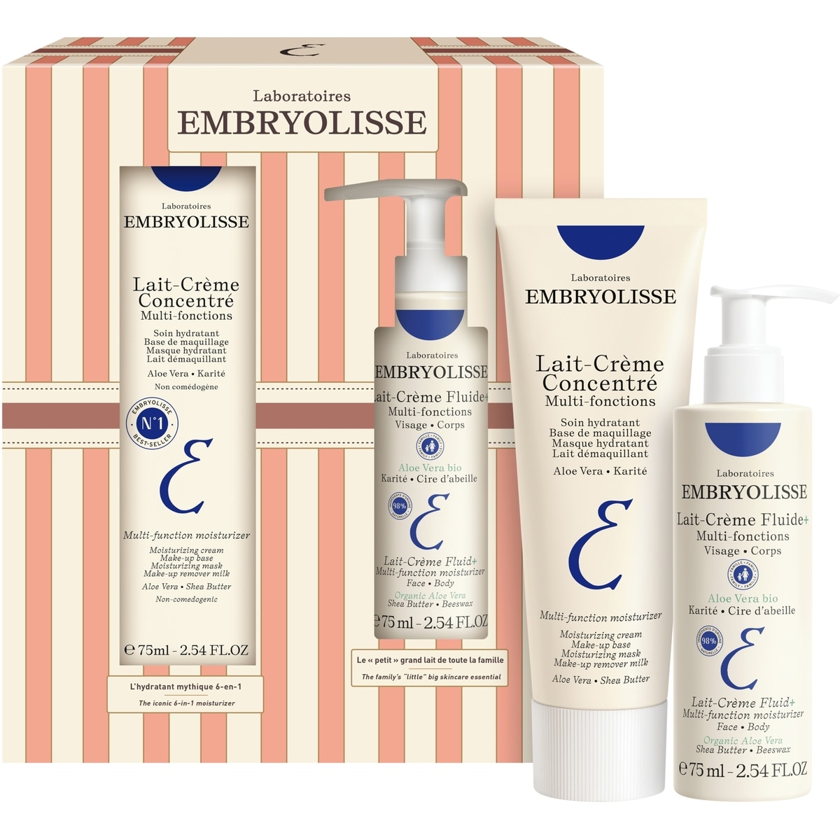 Lait-Crème Concentré 75ml & Lait-Crème Fluid+ 75ml Set