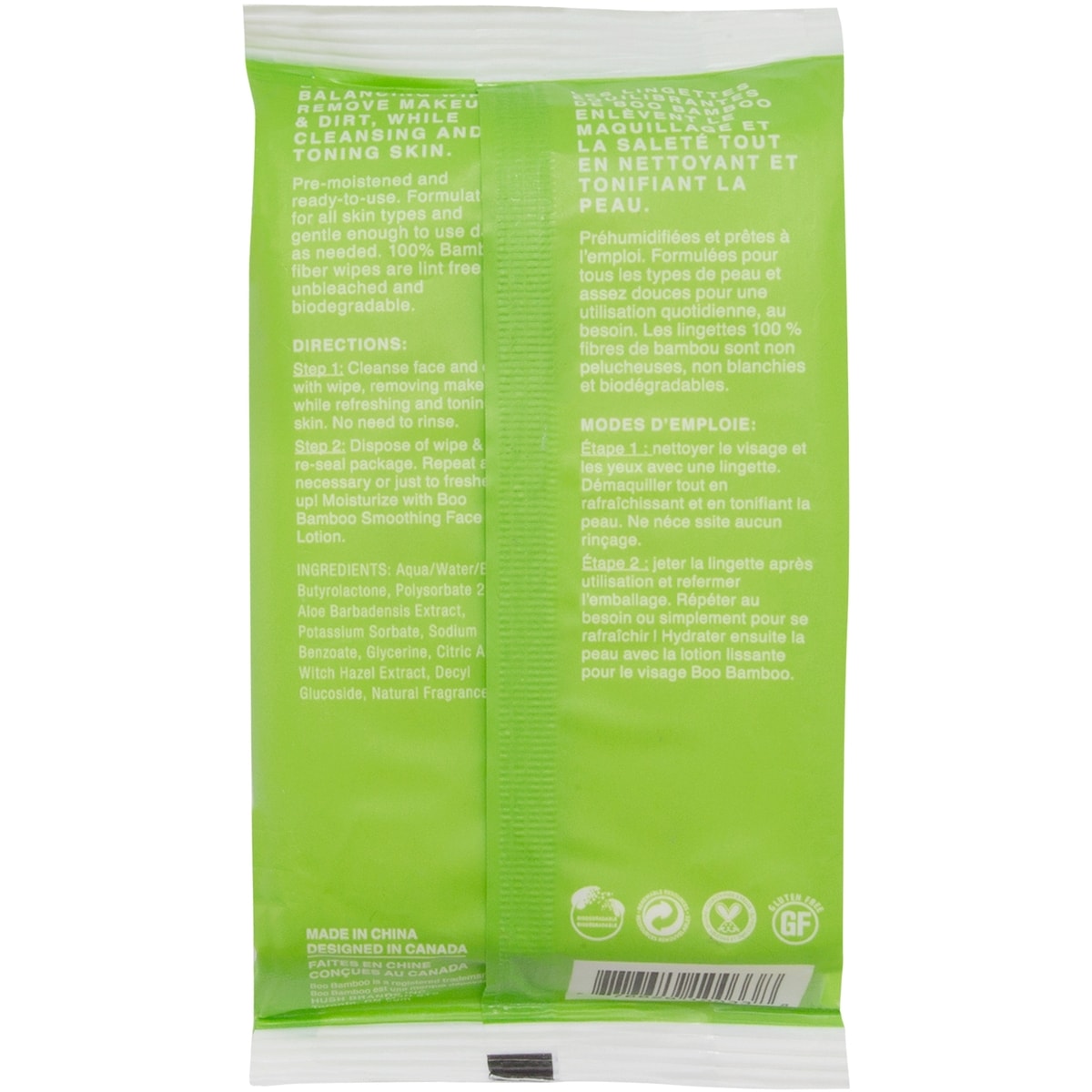 Skin Balancing Bamboo Makeup Remover Wipes