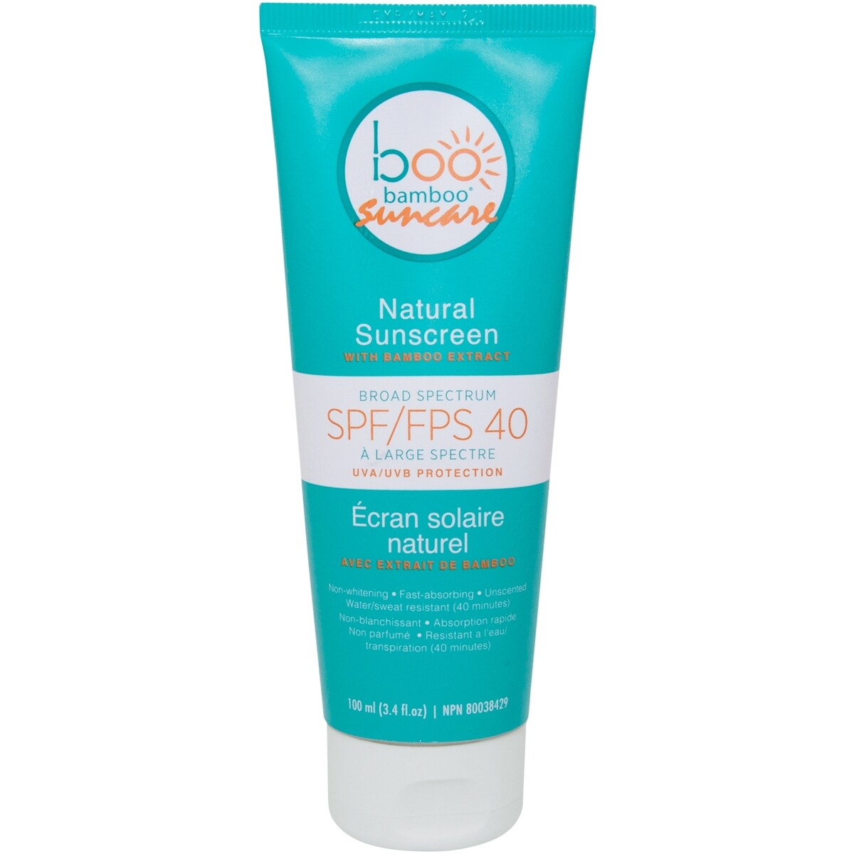 Écran solaire naturel à large spectre FPS 40 en lotion