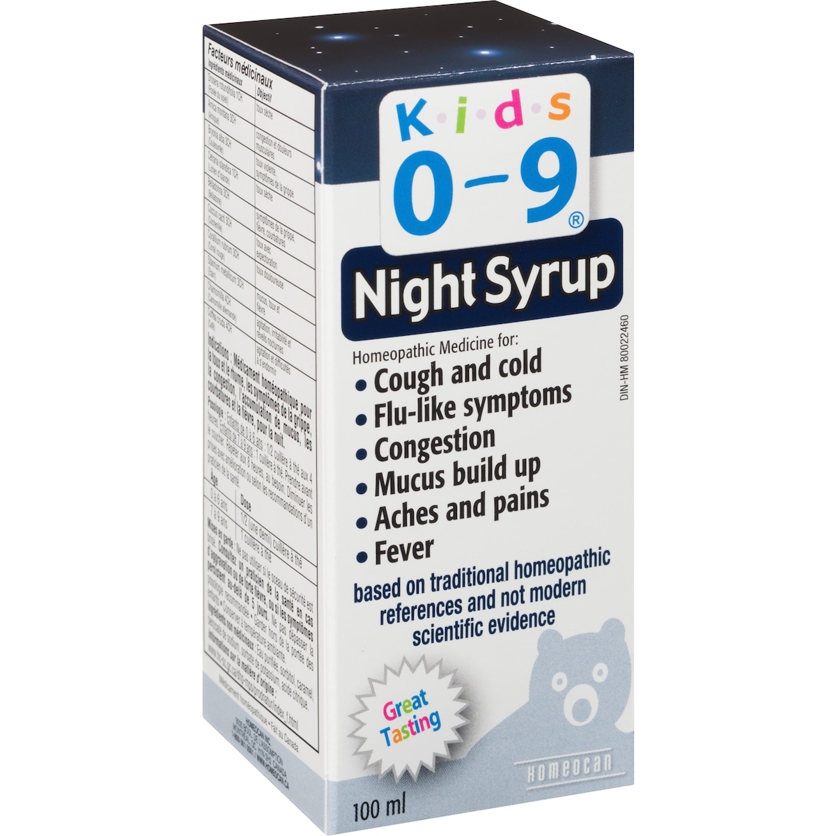 Enfants 0-9 Sirop Nuit