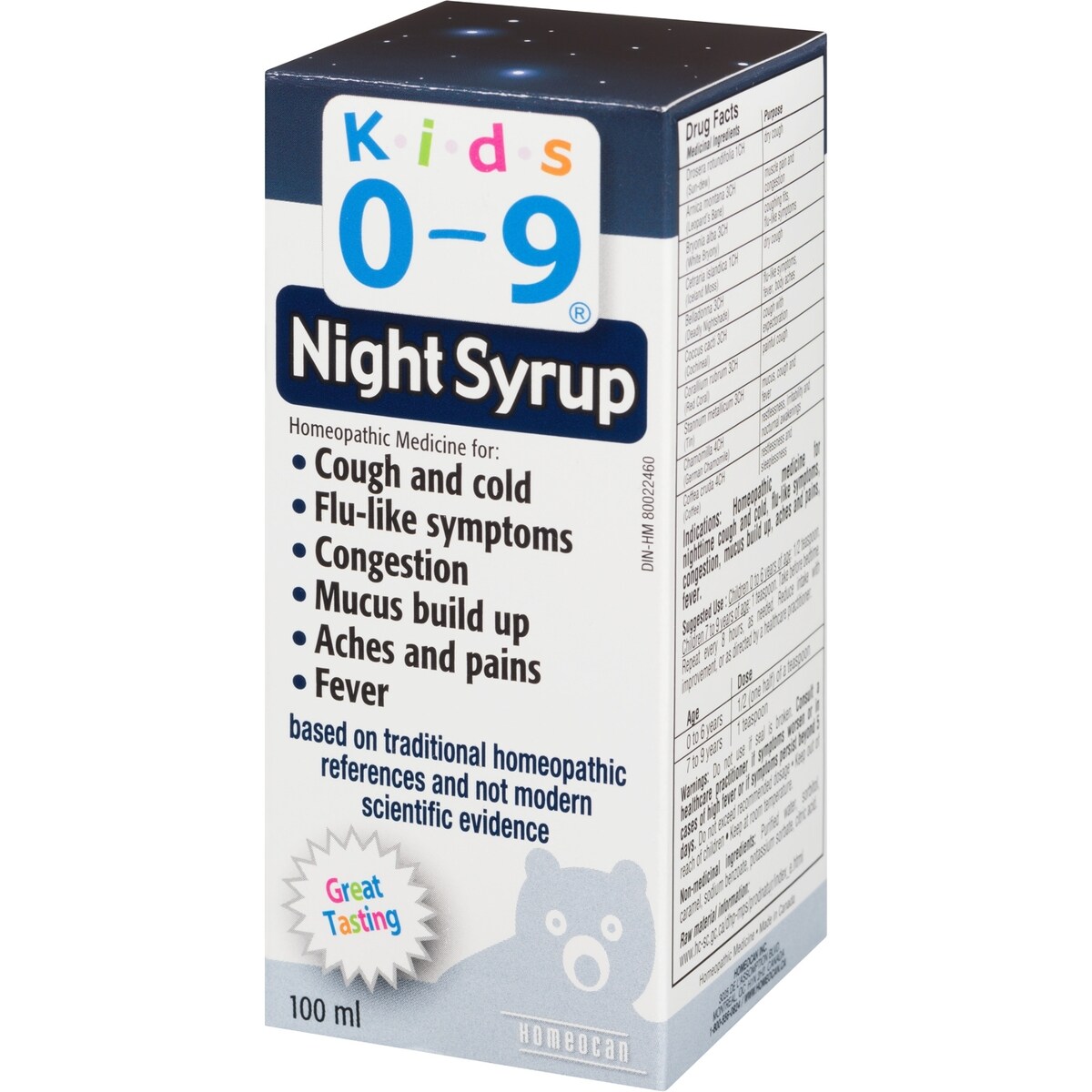 Enfants 0-9 Sirop Nuit