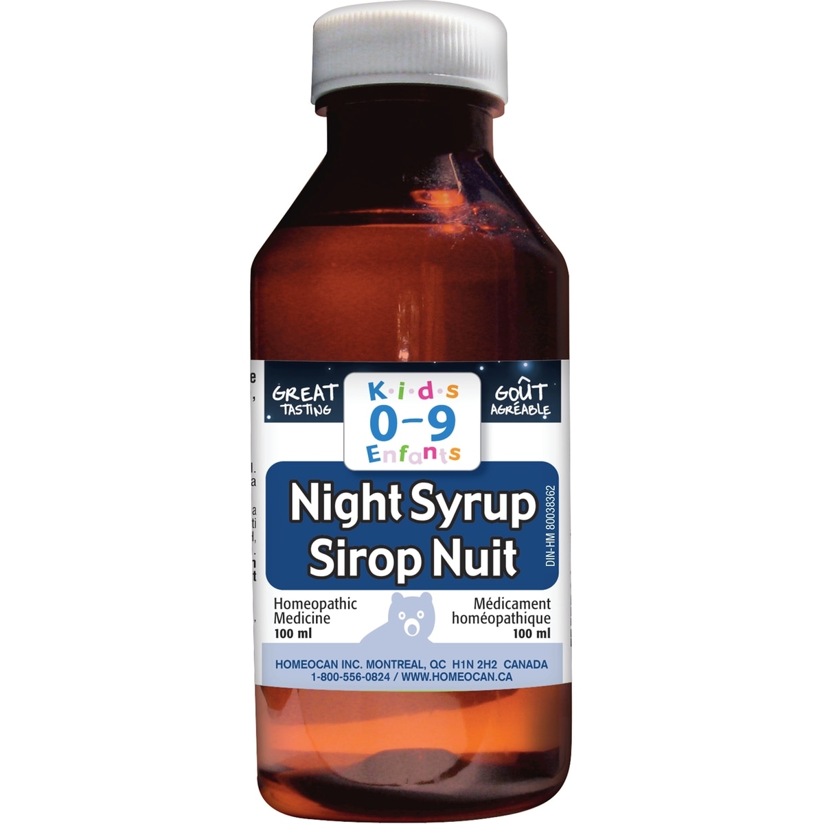 Enfants 0-9 Sirop Nuit