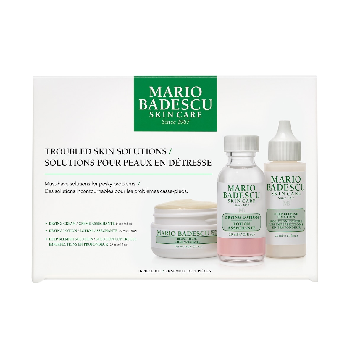 Solutions pour les problèmes de peau