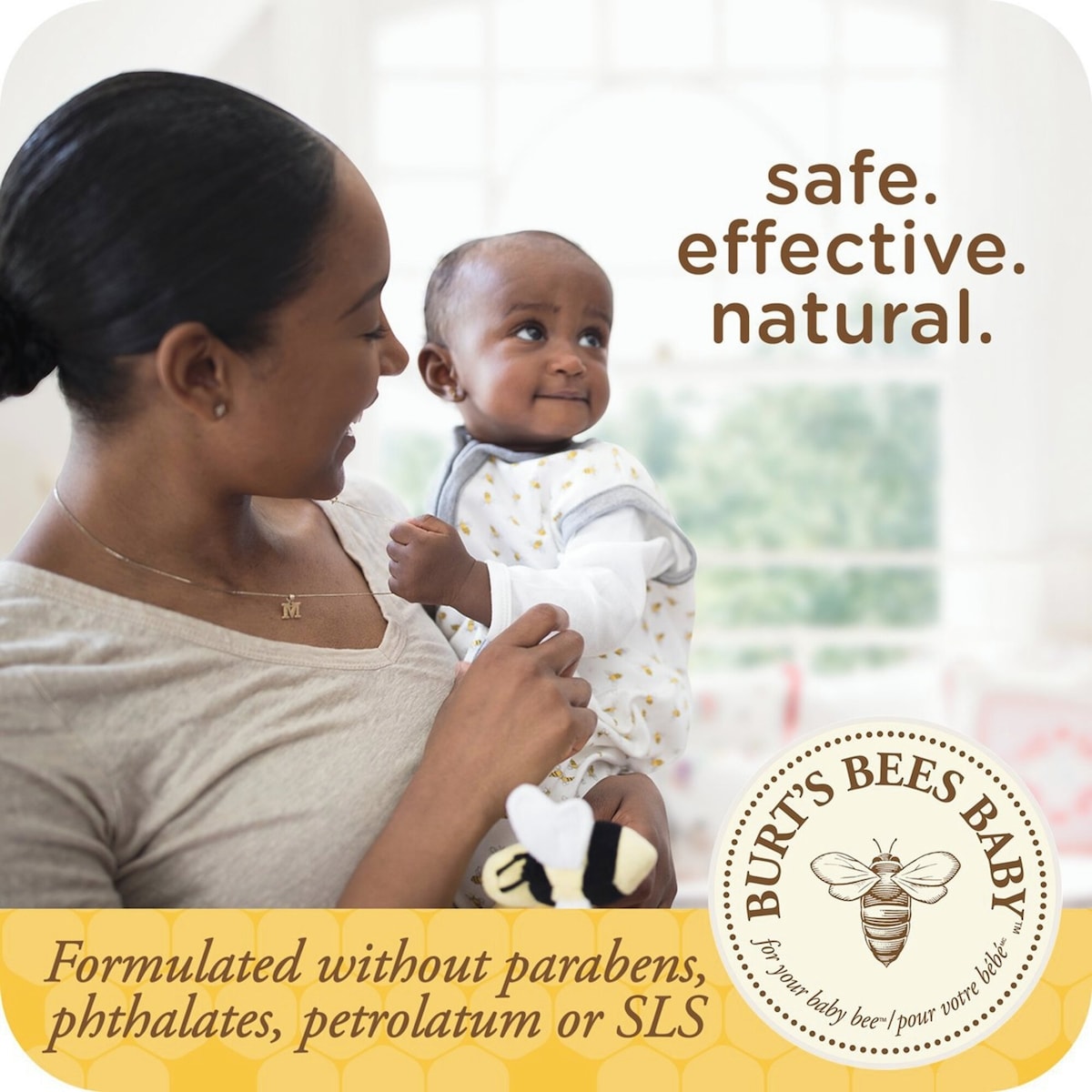 Pommade pour érythème fessier 100 % naturelle de Burt’s Bees Baby, 85 g