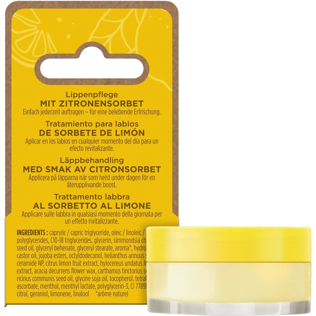 Soin pour les lèvres d’origine naturelle à 100 % au sorbet au citron de Burt’s Bees® avec vitamine C