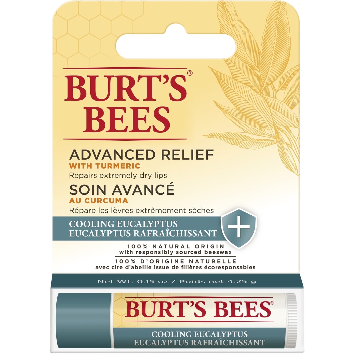 Burt's Bees 100% Natural Origin Advanced Relief Lip Balm For