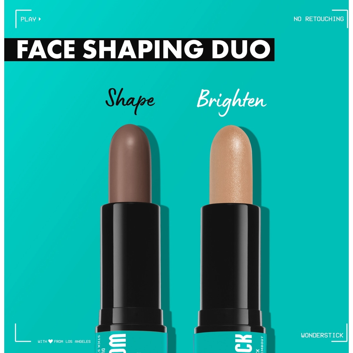 NYX PROFESSIONAL MAKEUP, Bâton Wonder, à deux extrémités, Modelant et Illuminateur