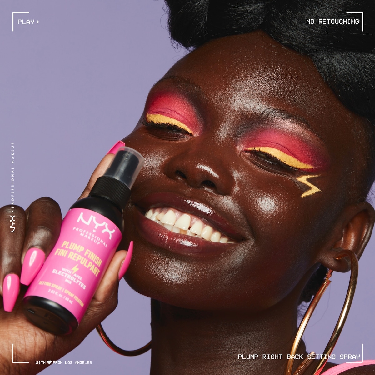 Plump Right Back makeup setting Spray, Long lasting, Plump finish