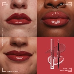 Shine Loud High Shine Lip colour, 16HR wear, Vegan Formula 2
