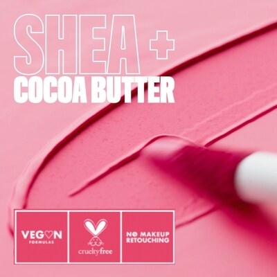 Smooth Whip, Matte Lip Cream, Shea + cocoa butter, Vegan Formula 3