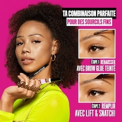 Gel Fixateur Instantané Pour Sourcils, Tenue 16H, Anti-Flocons 5