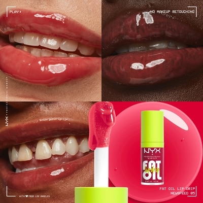 Fat Oil Lip Drip Tinted Oil Up to 12H Hydration, Vegan Formula 2