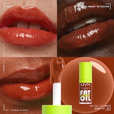 Fat Oil Lip Drip Tinted Oil Up to 12H Hydration, Vegan Formula 2