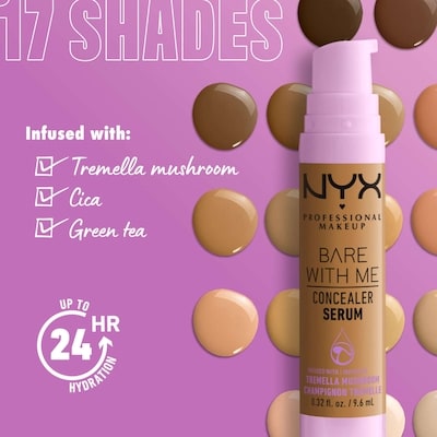 Bare With Me Concealer Serum, 24H Hydration, Vegan Formula 2