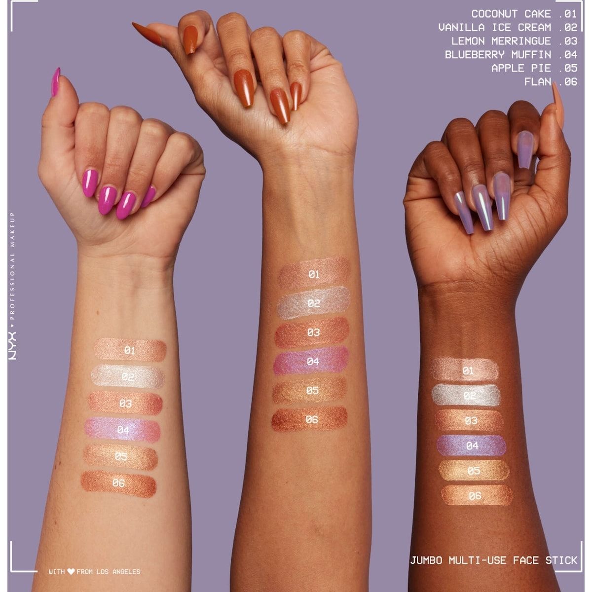 Jumbo Multi-Use Face Stick, Highlighter, Pearl Finish, Vegan Formula