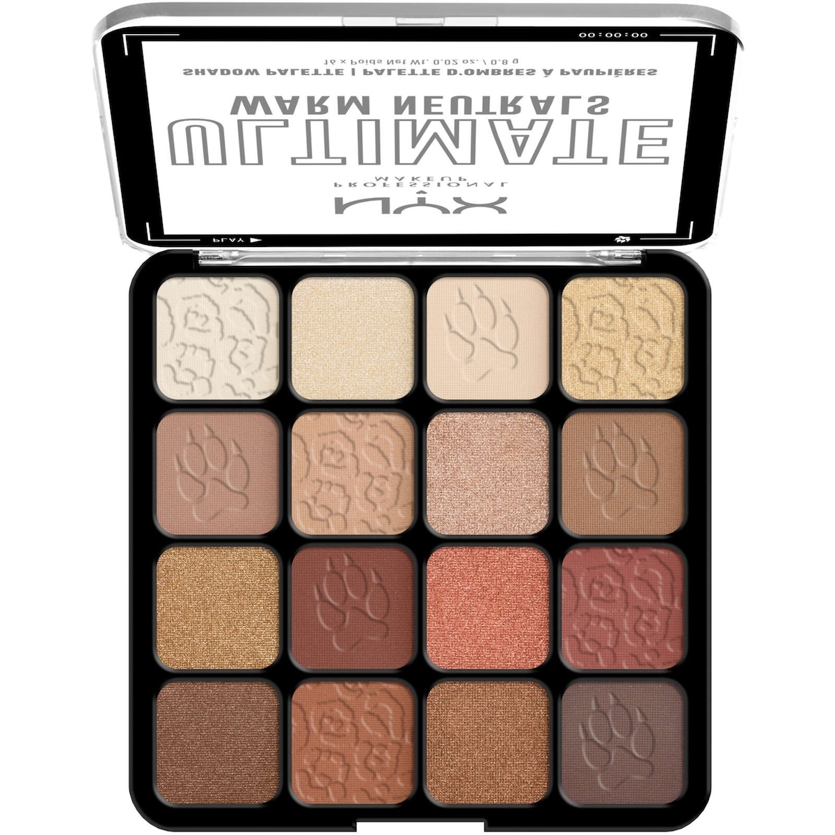 Ultimate Shadow Palette, 16-Shade Eyeshadow Vegan Formula