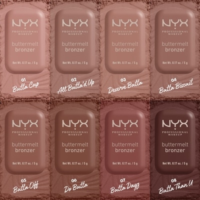 Buttermelt Bronzer Creamy Powder, Up to 12H Wear, Infused with Shea Butter 6