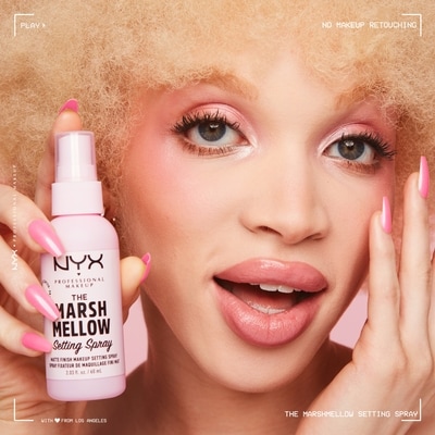 Marshmellow Matte Setting Spray, 10-in-1 makeup extending benefits, 16H wear, Vegan formula 5