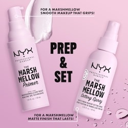 Marshmellow Matte Setting Spray, 10-in-1 makeup extending benefits, 16H wear, Vegan formula 6