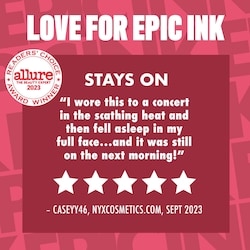 Epic Ink Liner, Waterproof Liquid Eyeliner, Flake Resistant & Smudge-Proof Formula, Flexible Brush Tip, Intense Pigment, Matte Finish 7