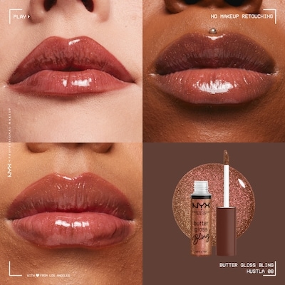 Butter Gloss Bling Lip Gloss, Non- Sticky Lip Gloss, High Shine, Universally Flattering 2