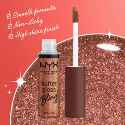 Butter Gloss Bling Lip Gloss, Non- Sticky Lip Gloss, High Shine, Universally Flattering 3