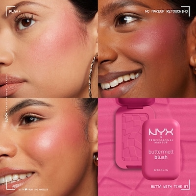 Buttermelt Blush Creamy Powder, Up to 12H Wear, Vegan Formula 2