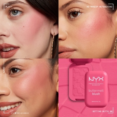 Buttermelt Blush Creamy Powder, Up to 12H Wear, Vegan Formula 2