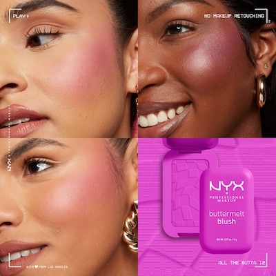Buttermelt Blush Creamy Powder, Up to 12H Wear, Vegan Formula 2