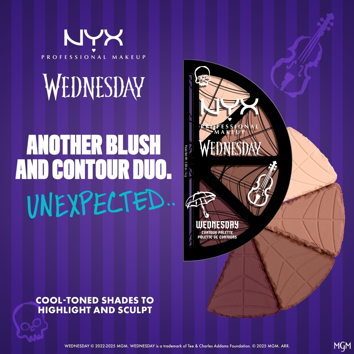 Palette de contour vitrail Wednesday