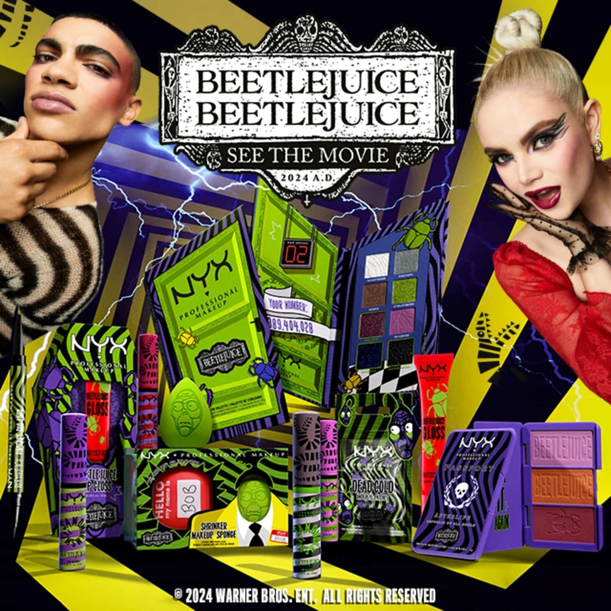 Palette à joues Beetlejuice Afterlife Passport